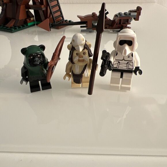 Lego Star Wars Ewok Attack 7956 Complete Retired With All Figures Manual Weapons - Picture 2 of 8